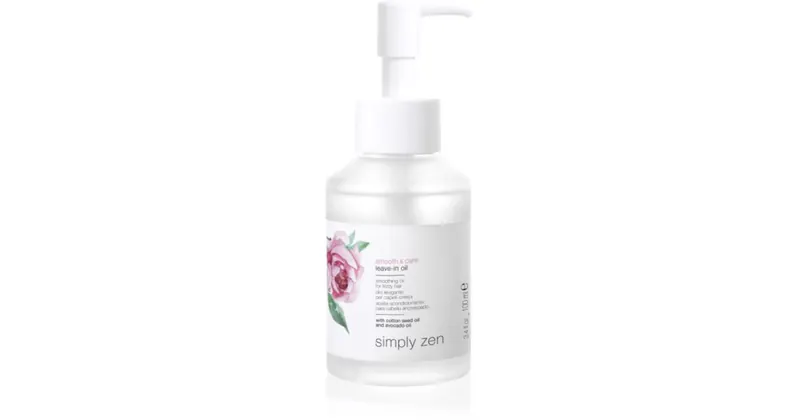 Simply Zen Smooth & Care Wygładzający olejek bez spłukiwania do włosów puszących się 100 ml