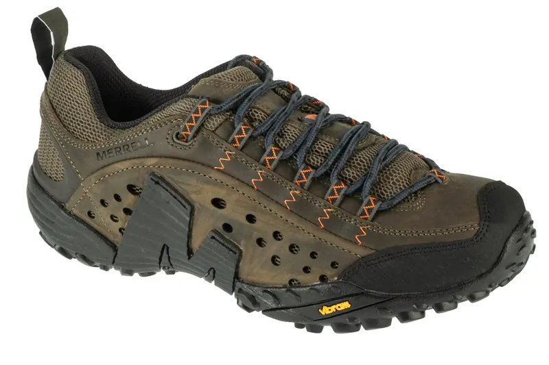 Merrell Intercept J004275, Męskie, Zielone, buty trekkingowe, skóra licowa, rozmiar: 44,5