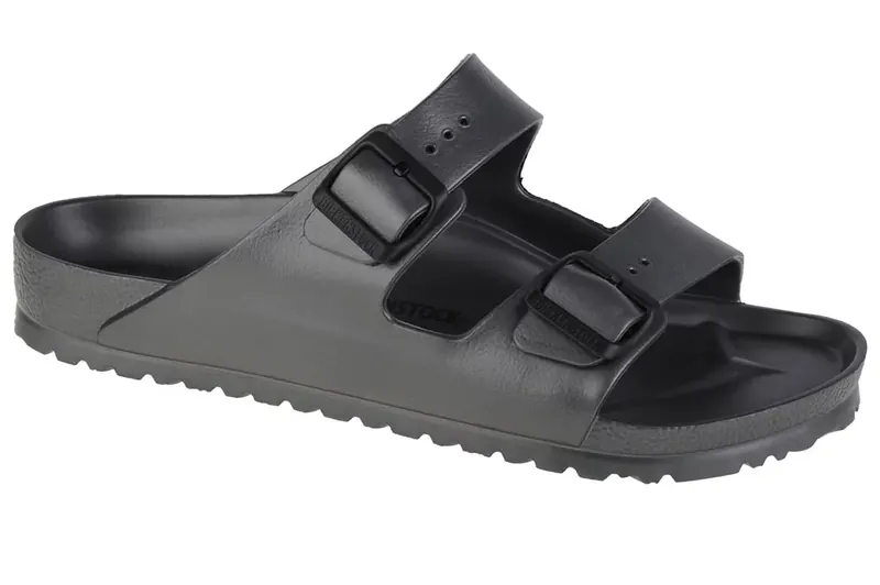Birkenstock Arizona 1001497, Męskie, Szare, klapki, syntetyk, rozmiar: 43