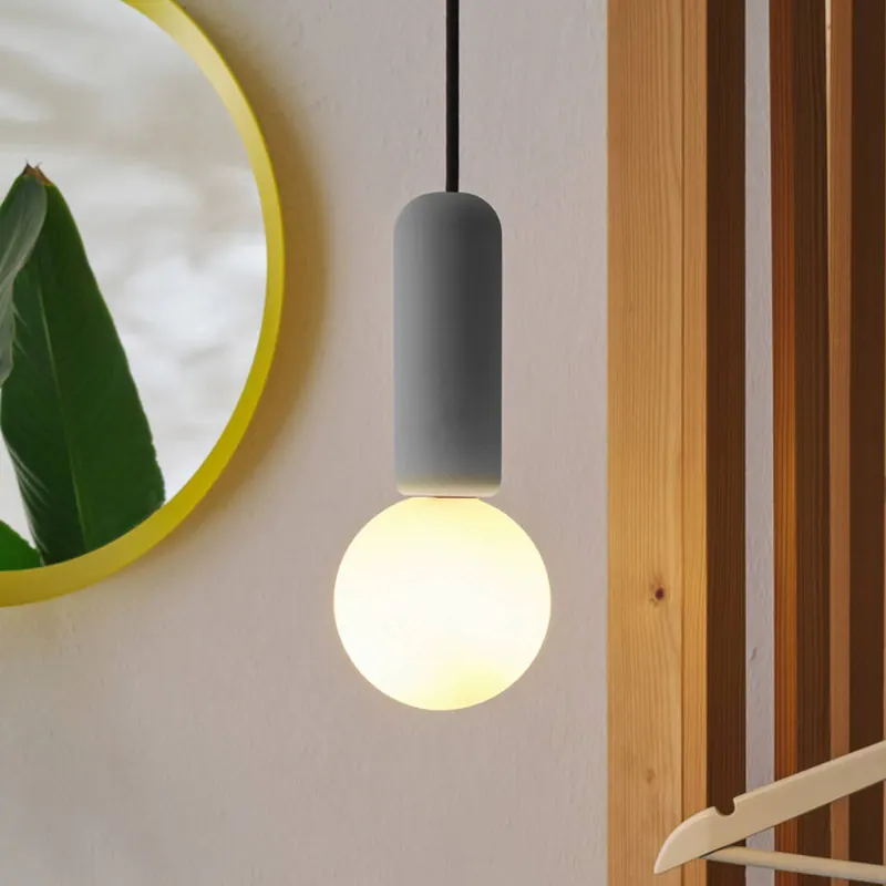 Żyrandol OSRAM Decor Concrete Mic, szara, betonowa, G9