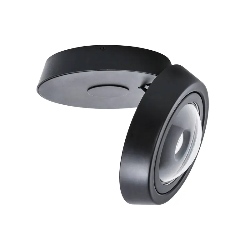 Reflektor sufitowy LED Megatron Solo Movimento, czarny