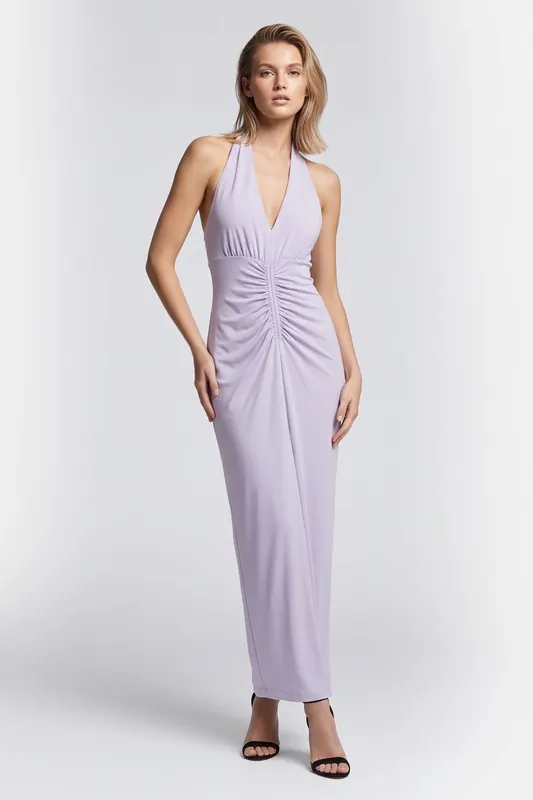 IRO Paris Rubini Dress Vintage Purple Maat: S | Maxi Jurken Outlet | Dames | Paars