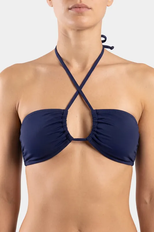 Moschino Bandeau Bikini Blue Maat: S | Bikini's Outlet | Dames | Blauw