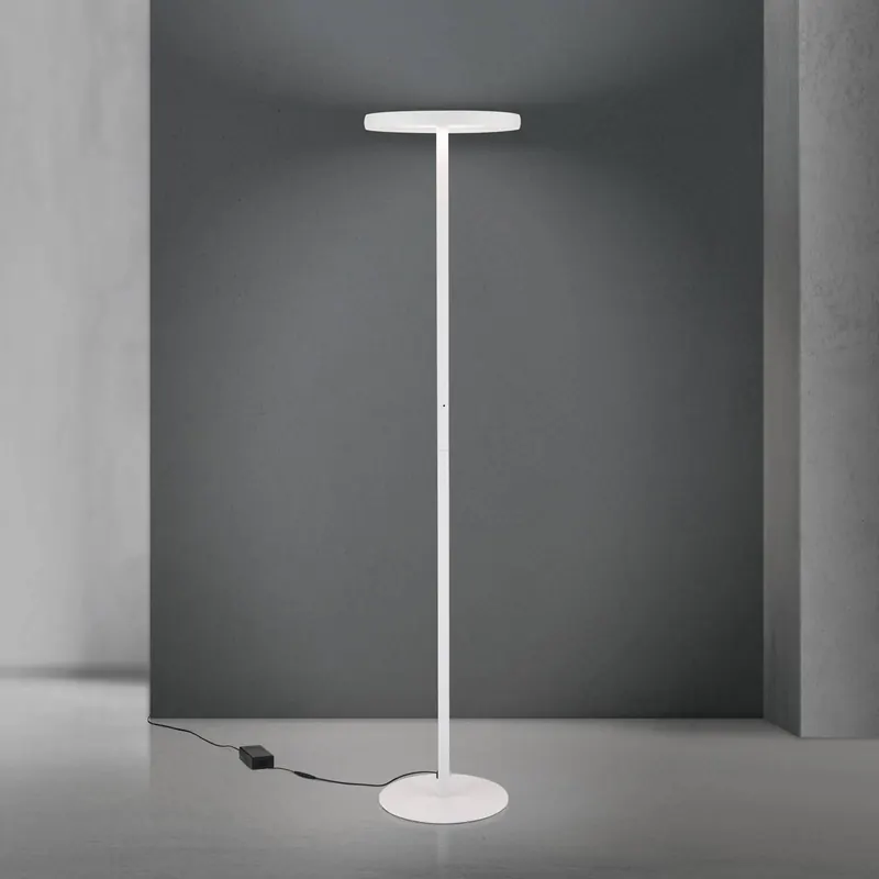 Lampa stojąca LED KANT, biała, wysokość 185 cm, CCT, ściemniany, w górę/w dół