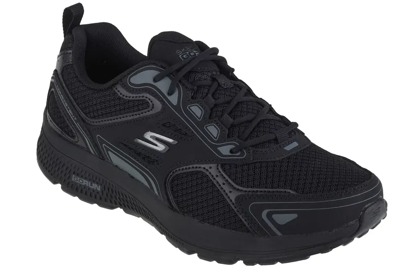 Skechers Go Run Consistent 220034-BKCC, Męskie, Czarne, buty do biegania, tkanina, rozmiar: 47