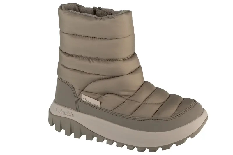 Columbia Snowtrot Mid 2075111395, Damskie, Szare, buty zimowe, nylon, rozmiar: 41