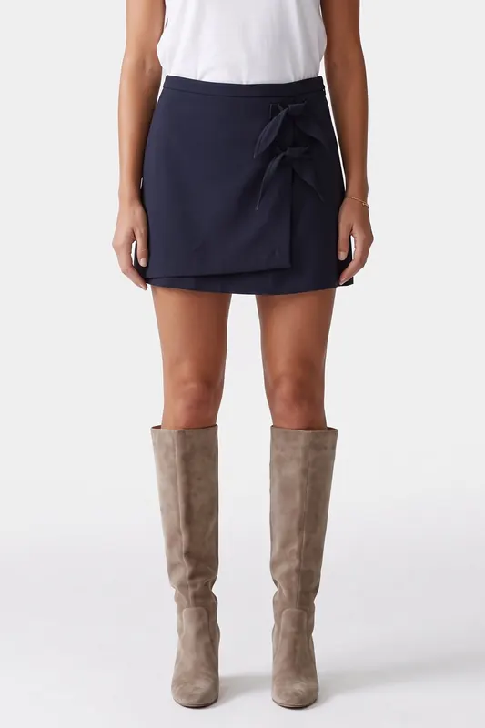 STUDIO AMAYA Queen Skirt Blue Maat: L | Mini Rokken Outlet | Dames | Blauw