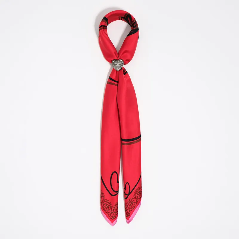 Charms torebka chusta serce i logo