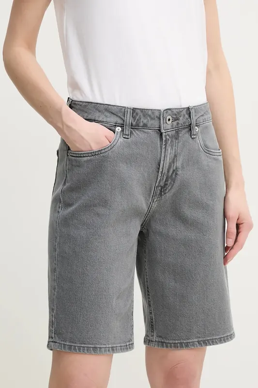 Pepe Jeans szorty jeansowe BERMUDA SHORT HW