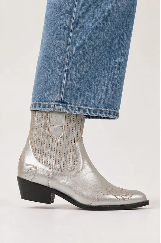 DWRS label Austin Steel Maat: 37 | Laarzen Outlet | Dames | Zilver