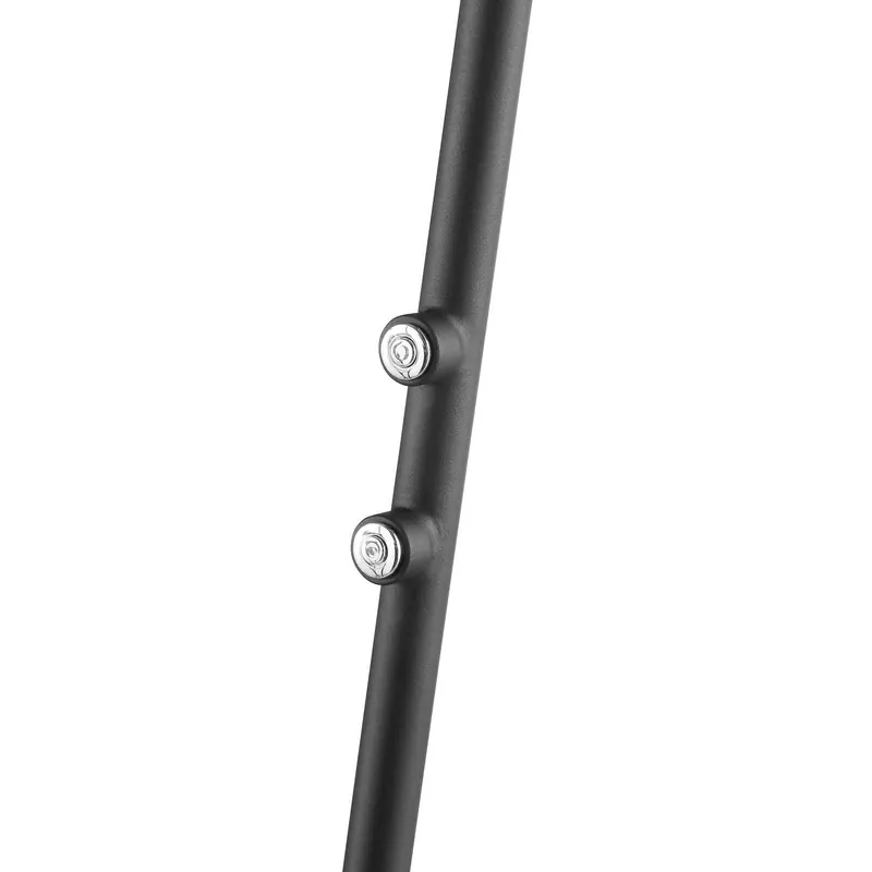 Lampa stojąca LED Glow-Sphere, wysokość 146 cm, czarna, metal