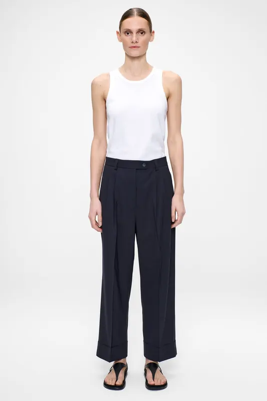 ZENGGI Cool Wool Delos Pants Midnight Blue Maat: L | Pantalons Outlet | Dames | Blauw