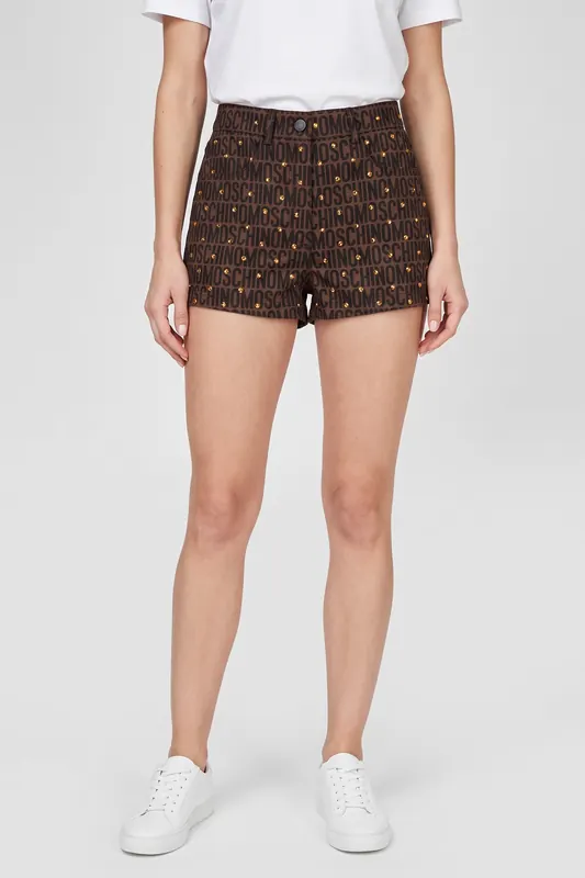 Moschino Trousers Brown Maat: 36 | Korte Broeken Outlet | Dames | Bruin