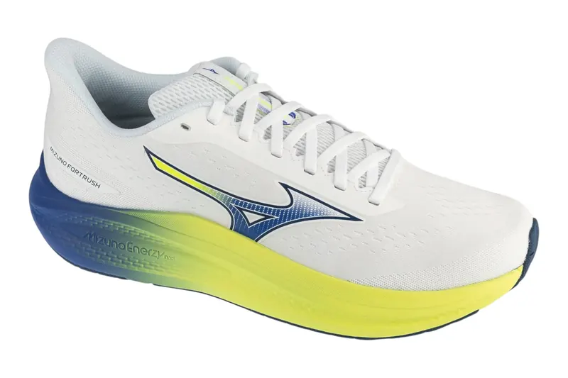 Mizuno Fortrush J1GC264801, Męskie, Białe, buty do biegania, tkanina, rozmiar: 46,5