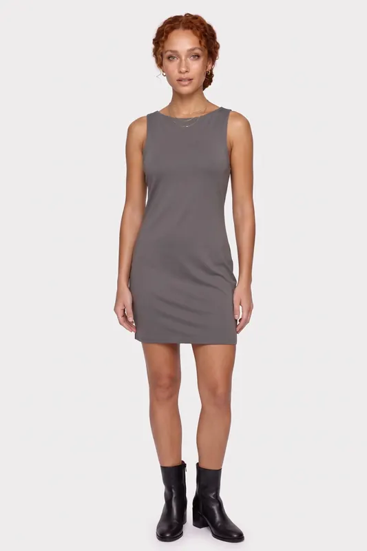 & Other Stories St Armine Dress Grey Maat: L | Mini Jurken Outlet | Dames | Grijs
