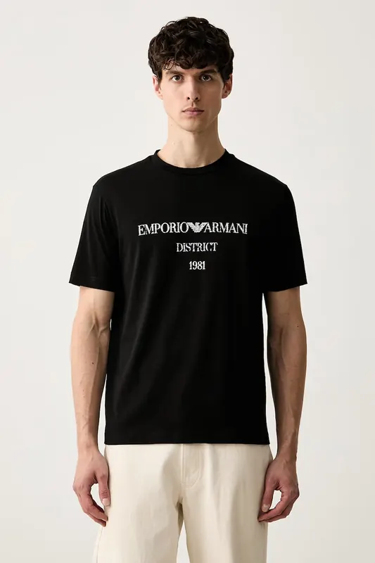 Emporio Armani T-shirt męski bawełniany
