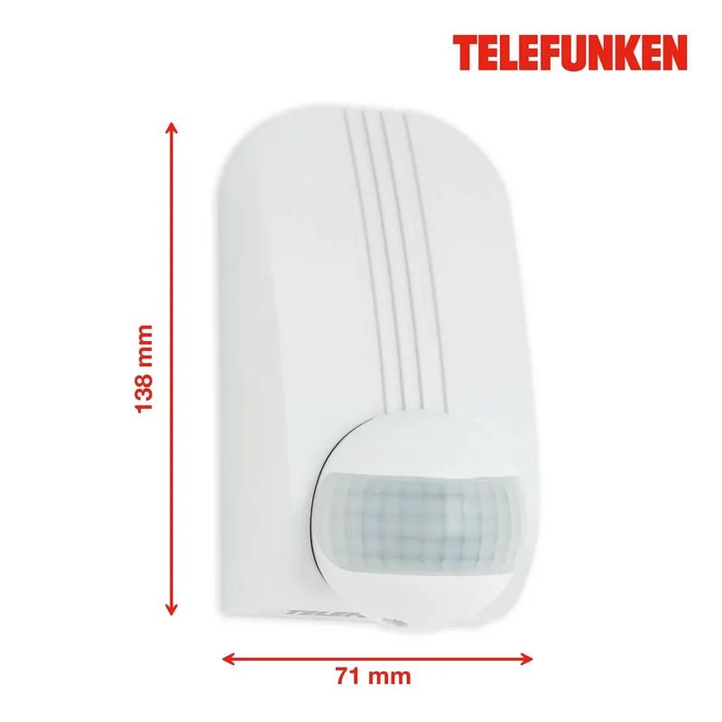 Czujnik ruchu Funchal, maks. 1000W LED, biały