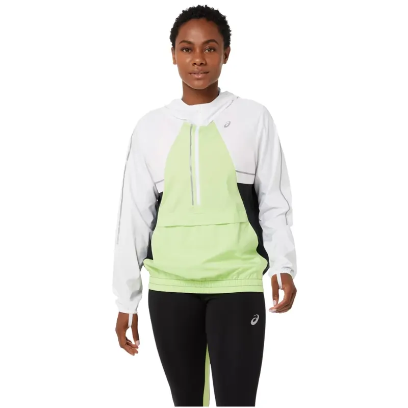 ASICS Lite-Show Jacket 2012C365-100, Damskie, Białe, kurtki, poliester, rozmiar: XS