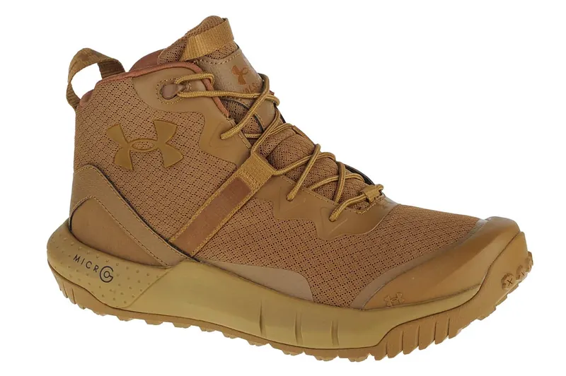 Under Armour Micro G Valsetz Mid 3023741-200, Męskie, Brązowe, buty taktyczne, tkanina, rozmiar: 45