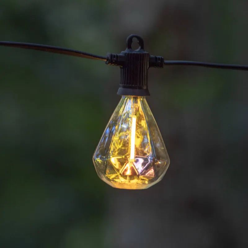 Łańcuch świetlny LED Marcus, przezroczysty, zestaw startowy, 3 m, zasilanie