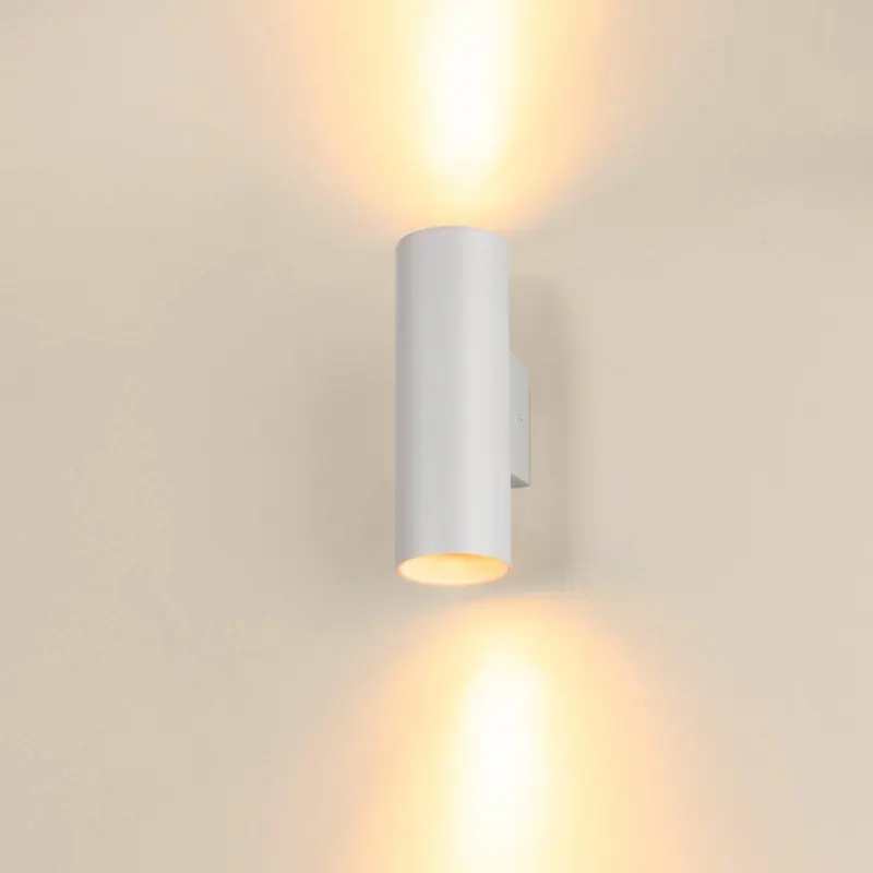 SLV Asto Tube kinkiet, GU10, up/down, biały