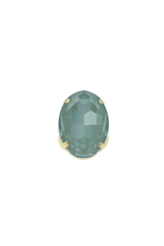OTAZU Eva Oval Ring Agave Green Maat: OS | Ringen Outlet | Dames | Groen