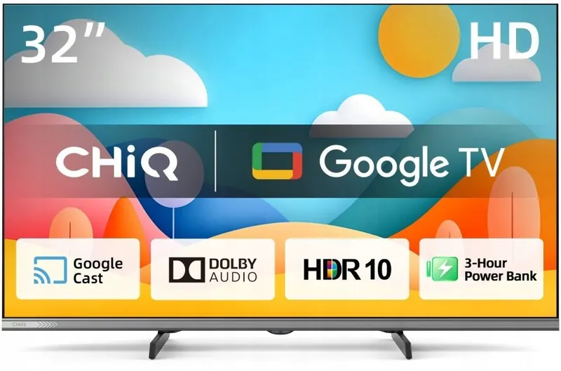 Bezdrôtový televízor CHiQ L32M9PD Led 32'' Google Tv 3hodinová batéria