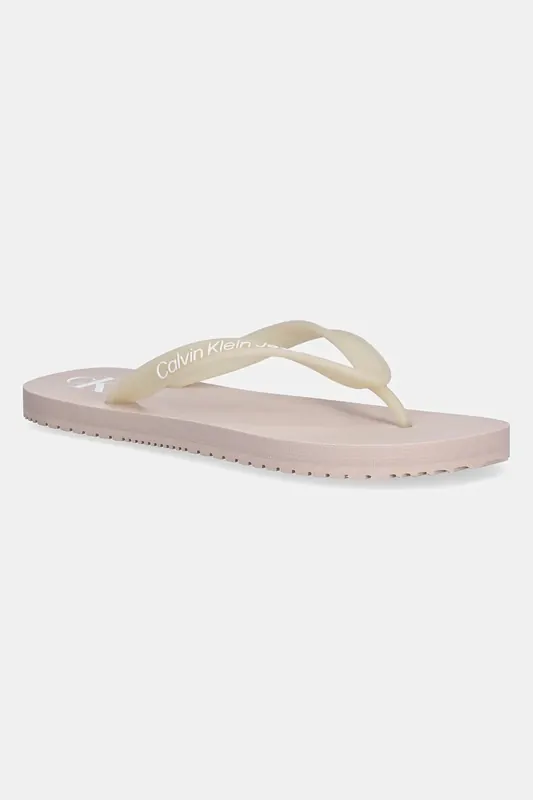 Calvin Klein Jeans japonki BEACH SANDAL TRANSPARENT TPU