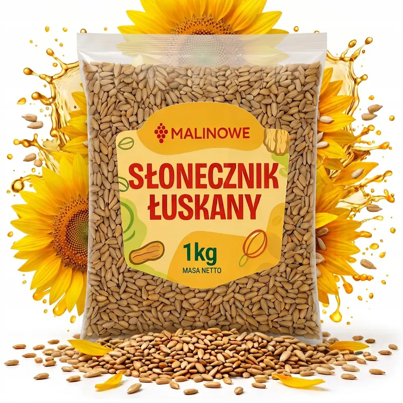 Słonecznik Łuskany 1kg Doskonały Jakość Premium