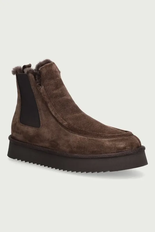 Copenhagen suede śniegowce damskie zamszowe