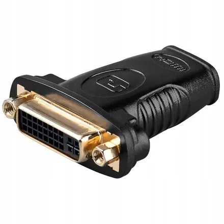 Goobay Adapter wideo 19-pinowe Hdmi typu A żeńskie 24+5-pinowe DVI
