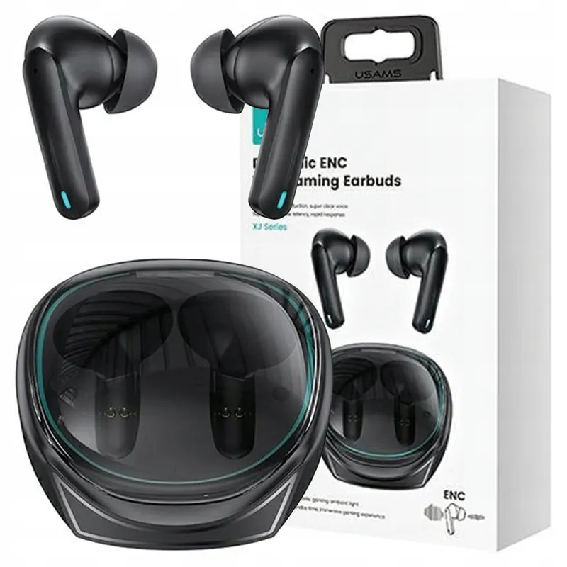 Usams Słuchawki Bluetooth 5.3 Do Telefonów Iphone Android Z Systemem Gaming