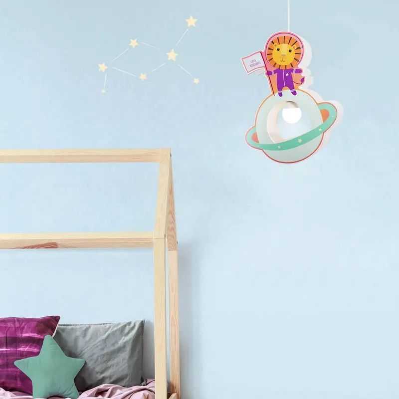 Lampa wisząca do pokoju dziecięcego Little Astronauts lew