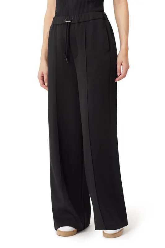 Scotch & Soda Wide Leg Pull On Black Night Maat: XL | Joggingbroeken Outlet | Dames | Zwart