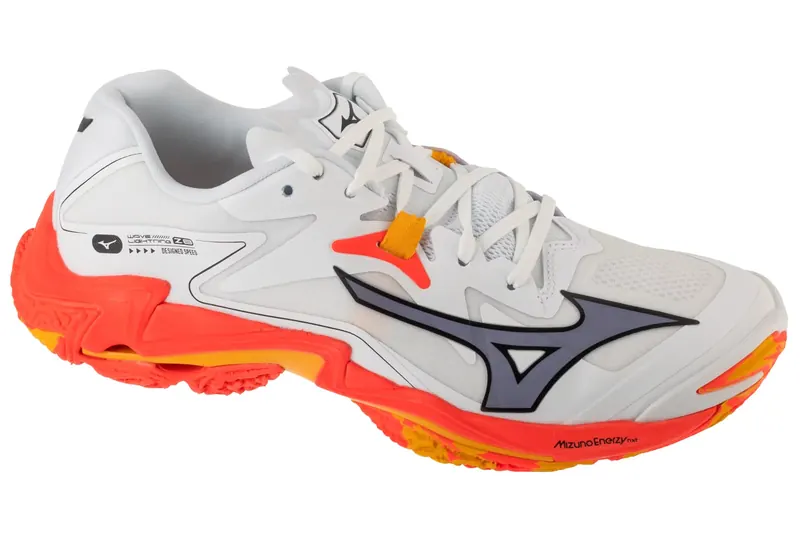 Mizuno Wave Lightning Z8 V1GA240098, Unisex, Białe, buty do siatkówki, syntetyk, rozmiar: 48,5