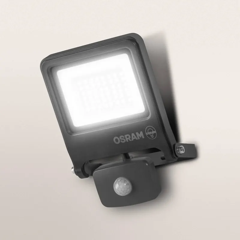 Reflektor zewnętrzny OSRAM ENDURA FLOOD, szary, czujnik 30 W 840 IP44