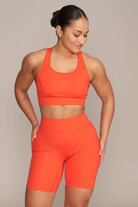 Gold's Gym Nadia - Women's Low Support Bra Orange Maat: S | Sport BH's Outlet | Dames | Oranje