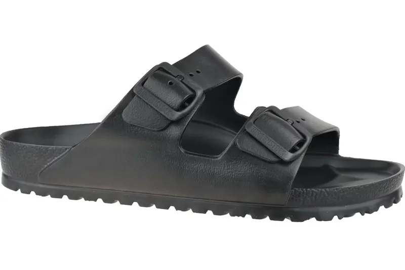 Birkenstock Arizona Eva 129421, Męskie, Czarne, klapki, syntetyk, rozmiar: 43