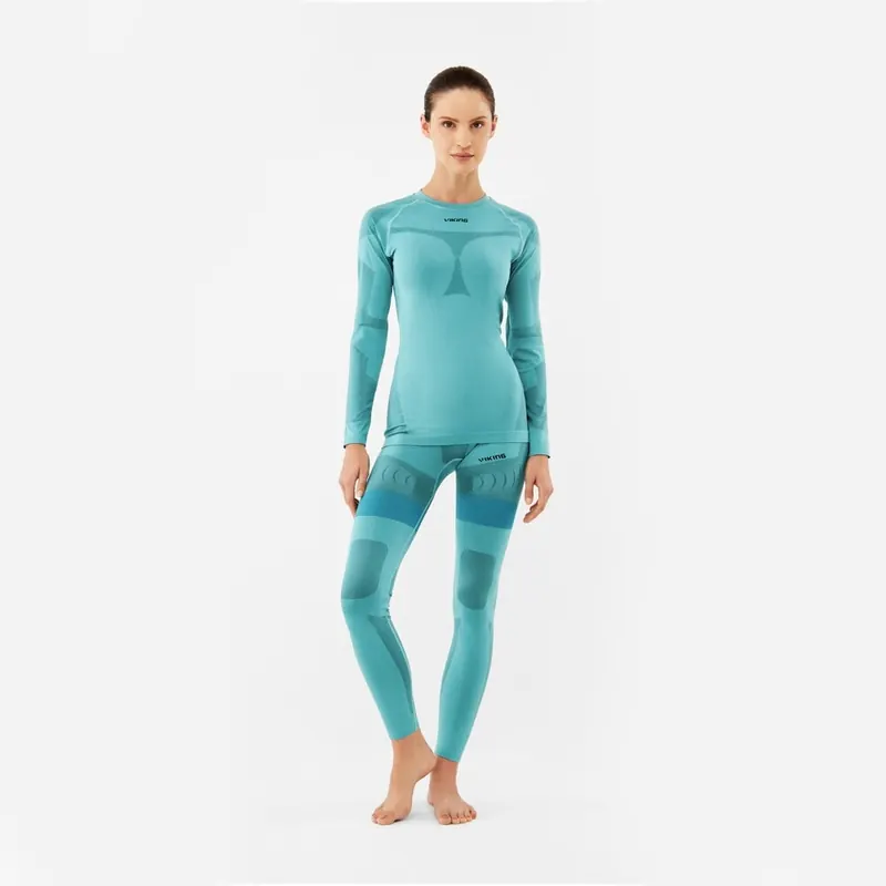 VIKING Bielizna termoaktywna zestaw Volcanica Lady Set turkusowa (S)