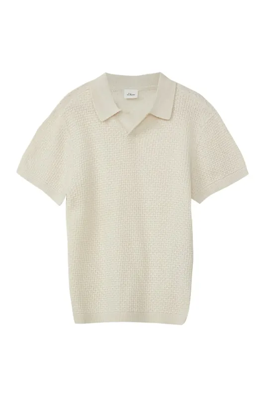 s.Oliver Pullover Shortsleeve Grey/black Maat: 116/122 | Overhemden Outlet | kids | Beige