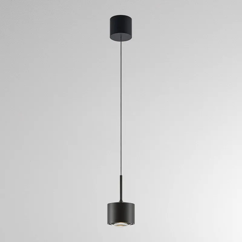 Żyrandol LED MAG MINI, czarna, Ø 9 cm, CCT, ściemniany, metalowy
