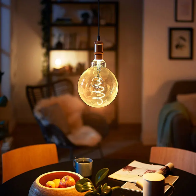 Philips E27 Giant żarówka globe kulista 7W złota