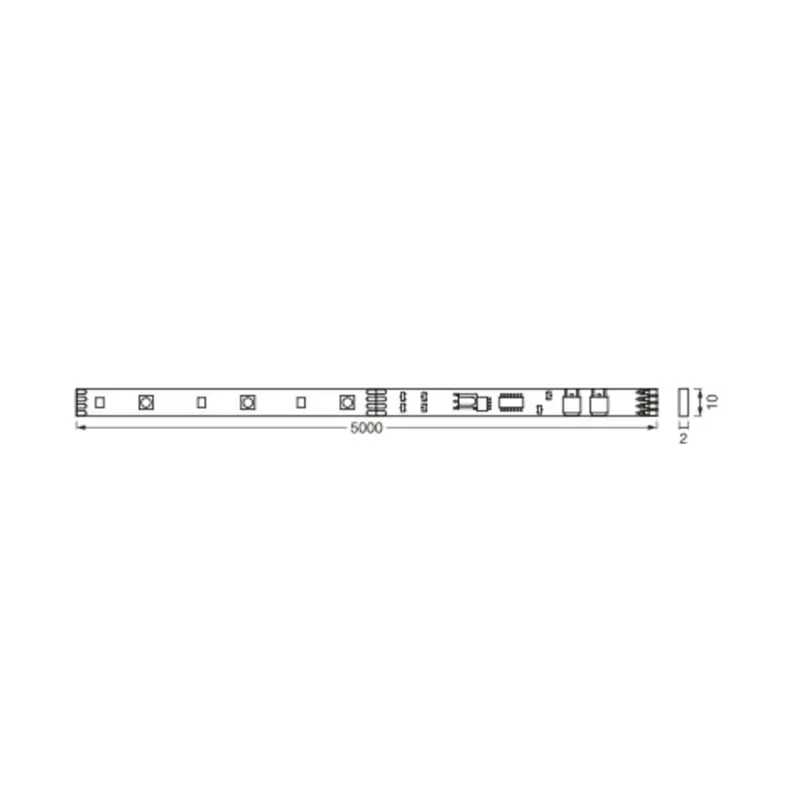 LEDVANCE Flex Remote taśma LED IP20 RGBW, 5m
