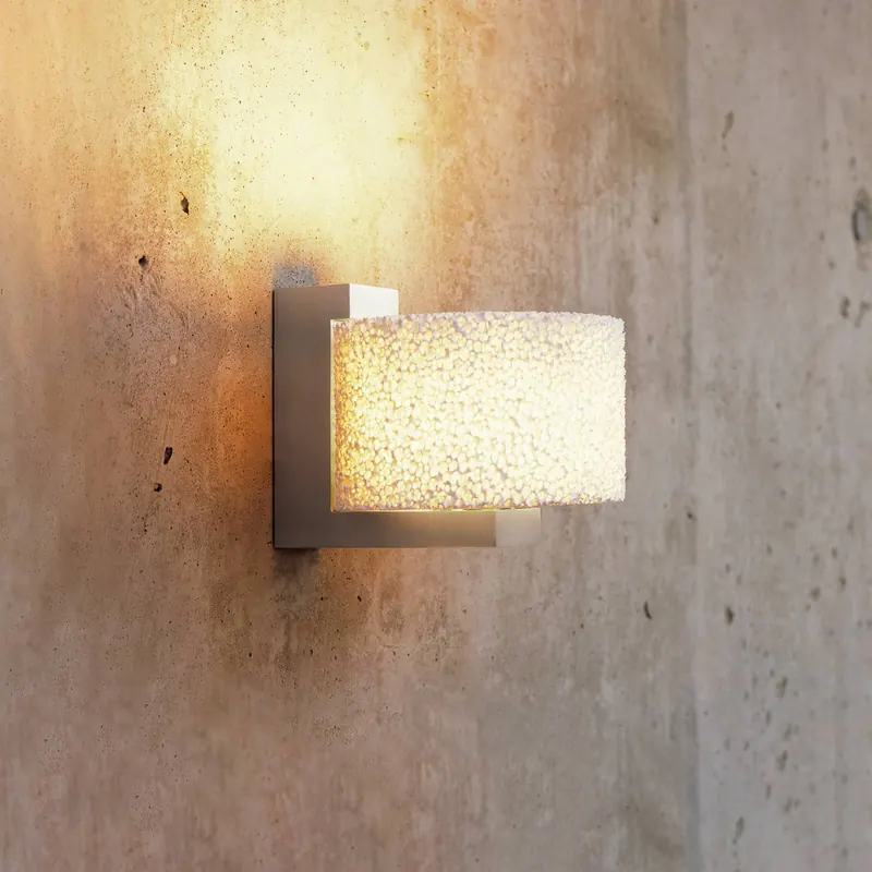 serien.lighting Kinkiet LED Reef, wykończenie szczotkowane