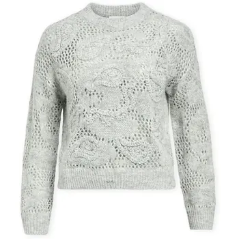 Object  Pullover Luca Knit - Medium Grey Melange