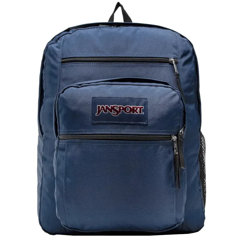 JanSport Big Student Backpack EK0A5BAHN54, Unisex, Granatowe, plecaki, poliester, rozmiar: One size