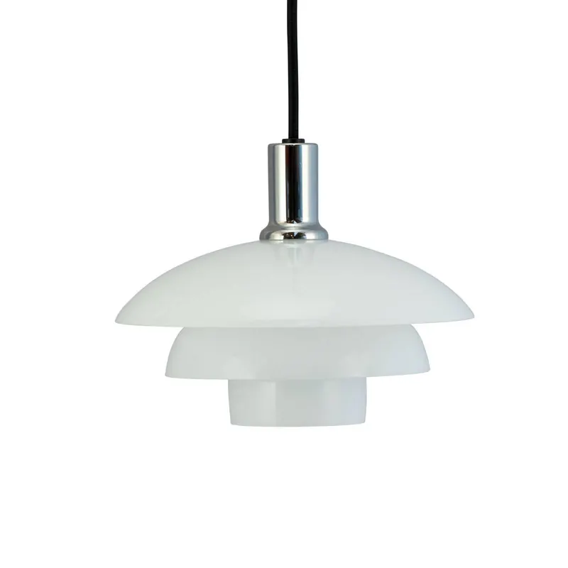 Lampa wisząca Dyberg Larsen Morph, opal, Ø 21 cm, szkło