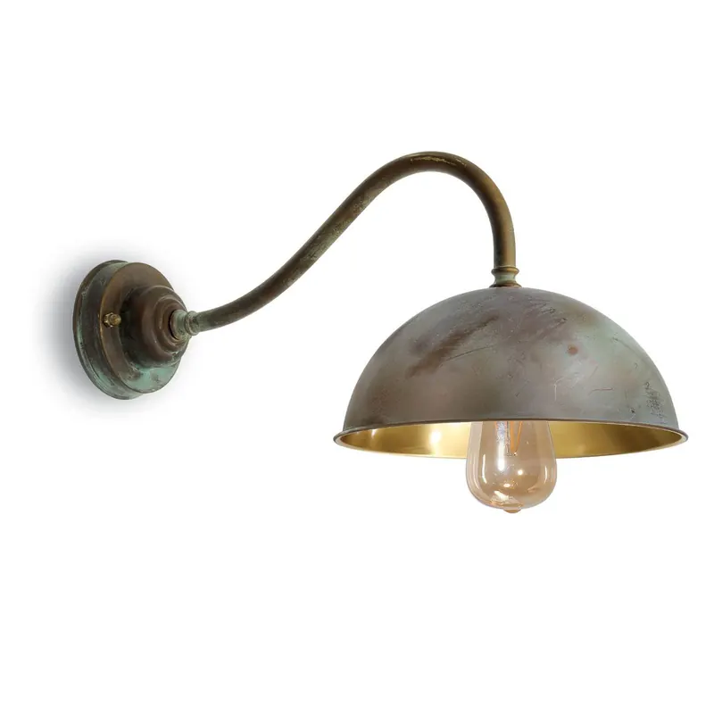 Kinkiet Circle antyczny mosiądz/polerowany 49cm