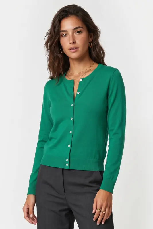 Brooks Brothers Cardigan Cotton Green Maat: XS | Cardigans Outlet | Dames | Groen