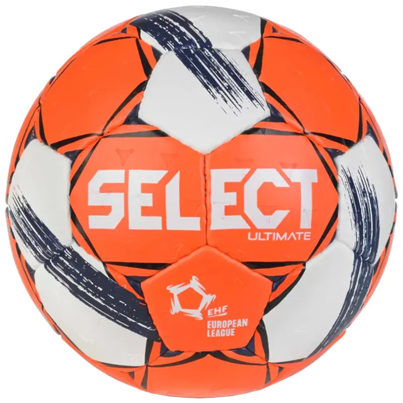 Select European League Ultimate EHF Handball 200033, Unisex, Pomarańczowe, piłki do piłki ręcznej, poliuretan, rozmiar: 3